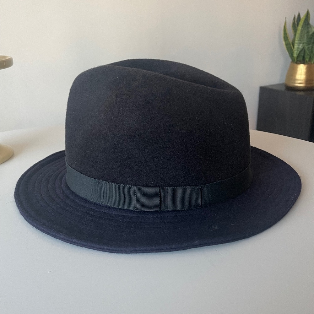 ALBERTUS SWANEPOEL Solid Wool Fadora Hat